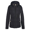 Dames Quilted Sweat Bondar Black