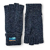 Handschoen Raggwool Half Finger Navy