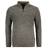 Herentrui New Tyne Half Zip Derby Tweed