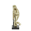 Afbeelding Ornament op voet Elephant licht goud L 2