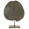 Ornament op voet Leaf gold