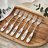 Afbeelding Pastry Forks Country Animal set 6 3