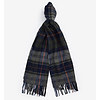 Tartan Scarf Brack Patchwork Navy/Dark Ginger