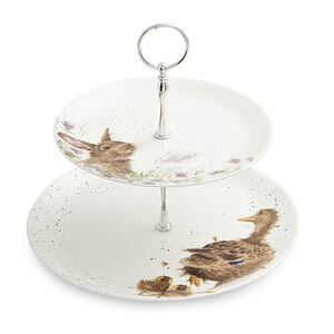 Cake stand Duck & Rabbit