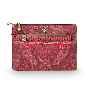 Cosmetic Bag Combi Kyoto Festival Dark Pink