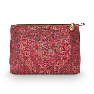 Cosmetic Bag Combi Kyoto Festival Dark Pink