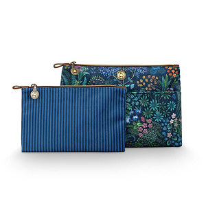 Cosmetic Bag Combi Querida Velvet Dark Blue