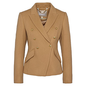 Dames Blazer Darly Military Camel/Hessian