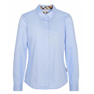 Dames Blouse Derwent Blue/Hessian