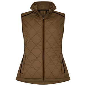 Dames bodywarmer Heywood Bronze