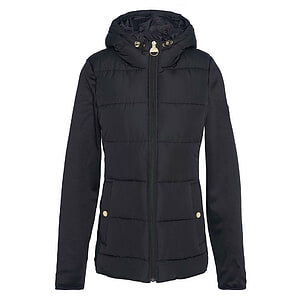 Dames Quilted Sweat Bondar Black