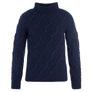 Damestrui Burne roll neck navy