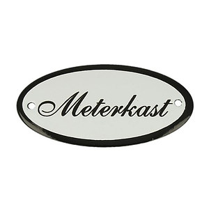 Deurbordje Meterkast