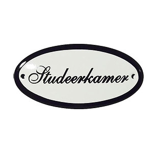 Deurbordje Studeerkamer