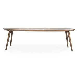 Eettafel Elijah 260x100 cm - bruin