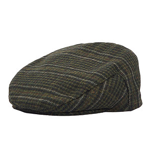 Flat Cap Wilkin Olive Check