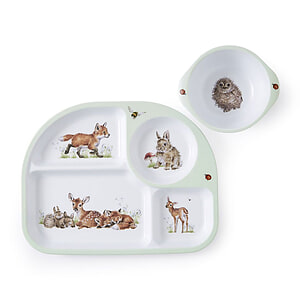 Kids Devided Plate & Bowl Set