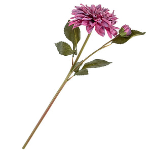 Kunstbloem dahlia paars/ roze