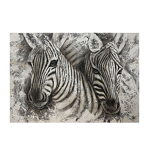 Mondiart schilderij Zebra’s 
