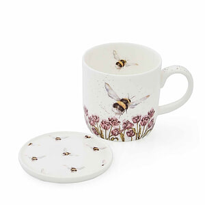 Mug and Coaster Bumble Bee