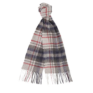 New Check Tartan Scarf Blue Granite