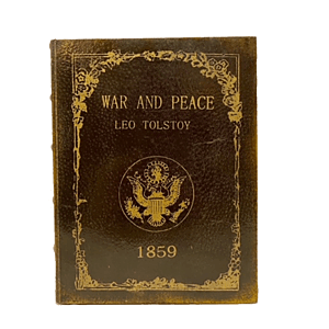 Opbergboek war and peace Leo Tolstay 1859