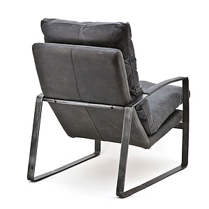 Fauteuil Lex - antraciet vintage