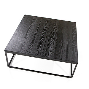 Tafel Robin 100x100cm zwart