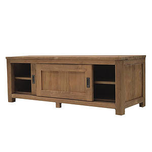 Teak TV-dressoir schuifdeuren