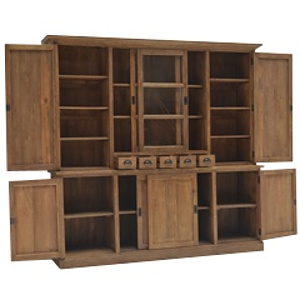 Teak Winkelkast dicht