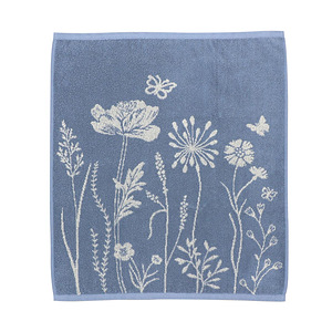 Thee- en keukendoek Wild Flowers Grey-Blue