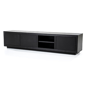 TV meubel Helsinki 2-drs 200cm 1 lade zwart