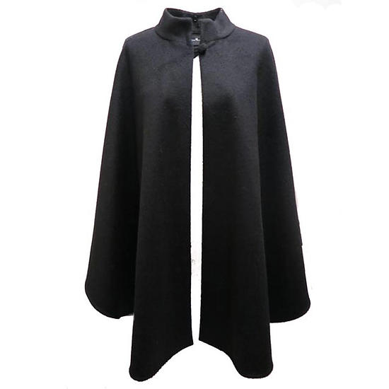 Alpaca cape zwart