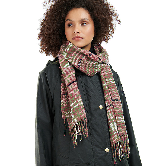 Afbeelding Barmack tartan scarf Midnight Berry  3