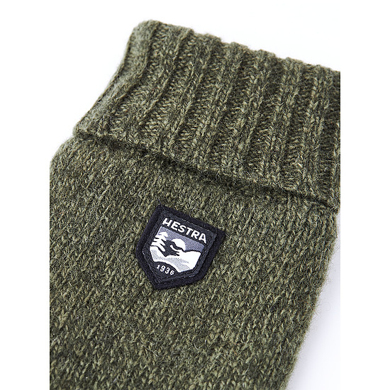 Afbeelding Basic wool glove olive 2