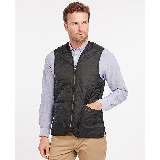 Afbeelding Binnenvoering Quilted Waistcoat black 2