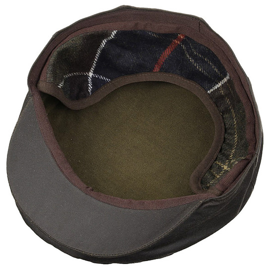 Afbeelding Cheviot Tartan Cap Olive 3