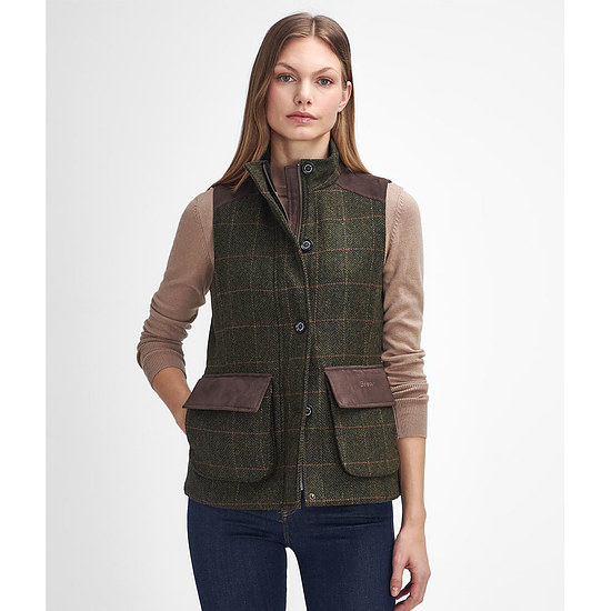 Afbeelding Dames Gilet Glades Wool Spiced Pumpkin 2