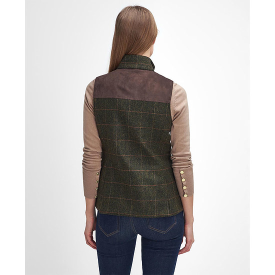 Afbeelding Dames Gilet Glades Wool Spiced Pumpkin 3