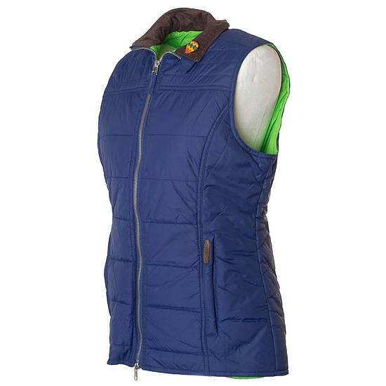 Afbeelding Dames Bodywarmer Quilt Gilet Blauw 2