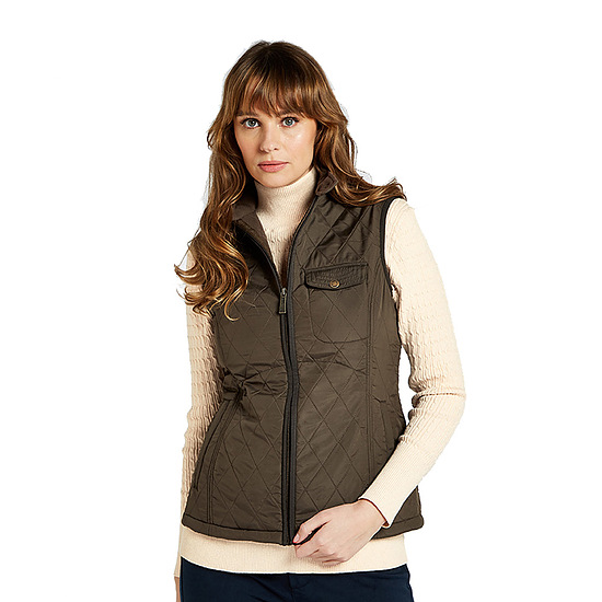 Dames gilet Rathdown olive