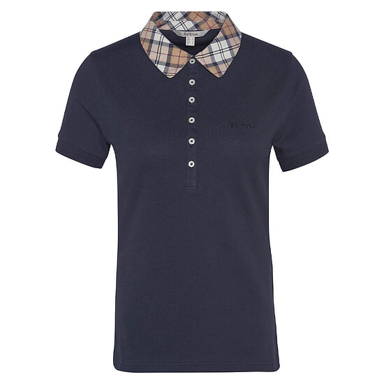 Afbeelding Dames Polo Malvern navy/Hessian 1