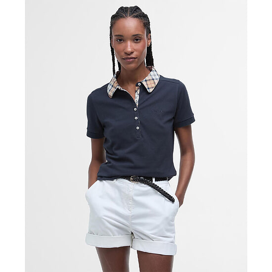 Afbeelding Dames Polo Malvern navy/Hessian 2