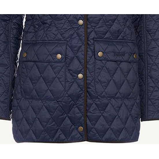 Afbeelding Dames Quilt Gladioulus Navy 3