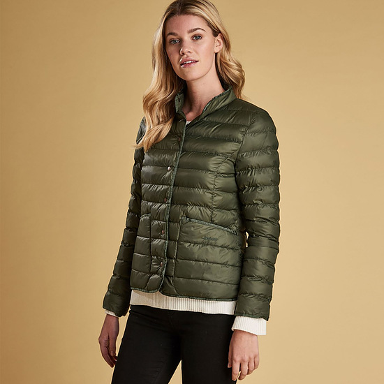 Afbeelding Dames quiltjas hollybush olive 2