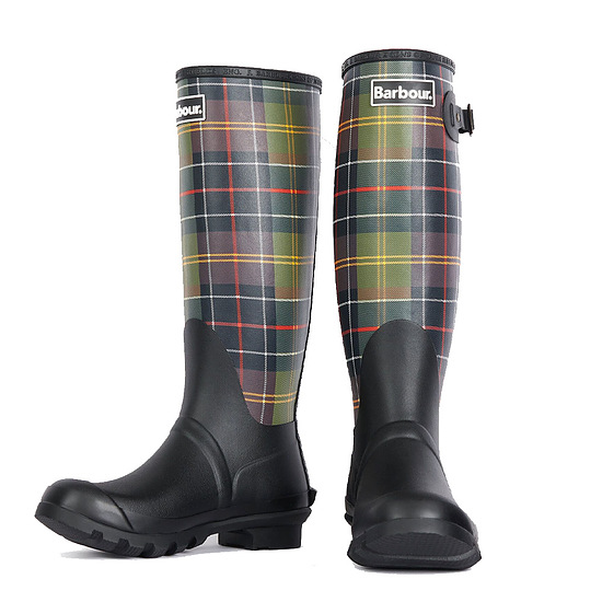 Afbeelding Dames Regenlaars Bede Black Classic Tartan 2