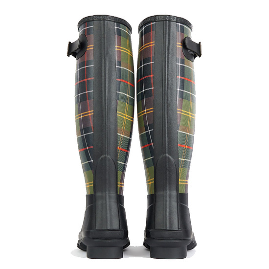 Afbeelding Dames Regenlaars Bede Black Classic Tartan 3