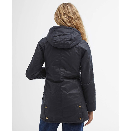 Afbeelding Dames waxjas Bower Navy 5