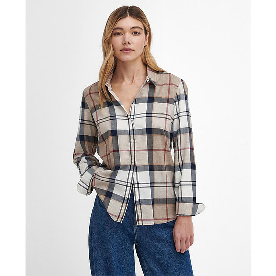 Afbeelding Damesblouse Bredon Shirt Hessian Tartan 2