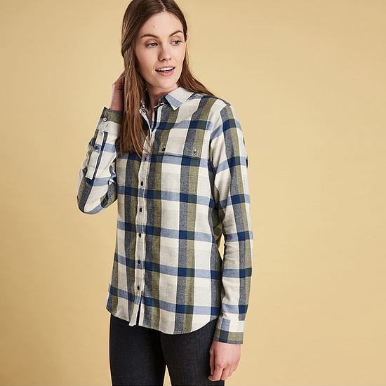 Afbeelding Damesblouse Dovedale Shirt Olive 3